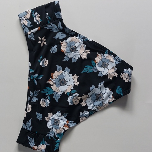 Cupshe side shirred Hipster tummy control plus Bikini Bottom size 2X - Picture 2 of 7